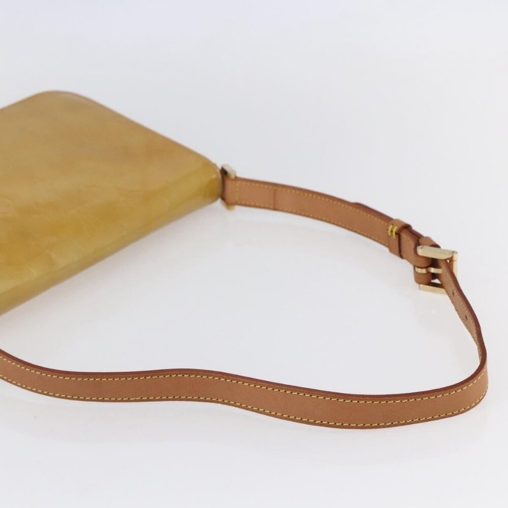 Authentic LOUIS VUITTON Monogram Vernis Thompson Street Bag Beige M91301 LV - Picture 14 of 16